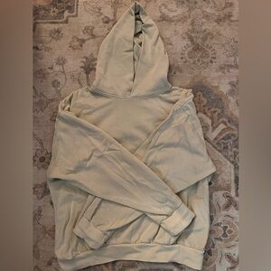 Cream Green Hoodie